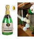 PS113 - Champagne Bottle Wine Glass Aluminum Film Balloon Set
